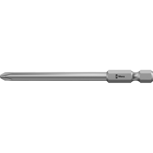 Embout de tournevis &eacute;lectrique, Phillips, Embout PH 2, Prise 1/4", Longueur 6" - Wera Tools 05059786001