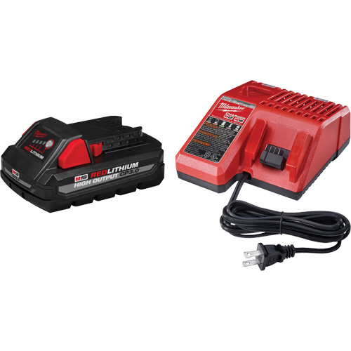 M18 Redlithium High Output CP3.0 Battery Charging Kit, 18 V, Lithium-Ion - Milwaukee 48-59-1835