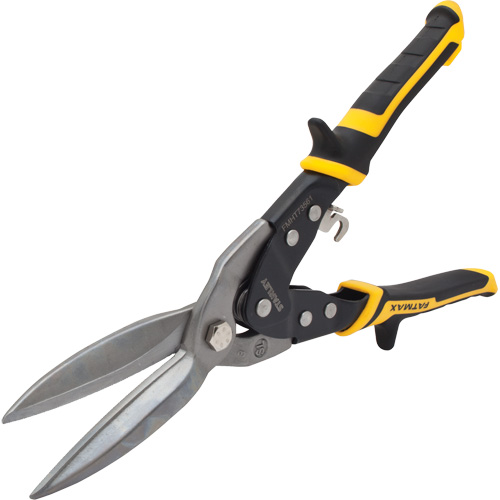 Fatmax&reg; Long Cut Snips, 3-9/50" Cut Length, Straight Cut - Stanley Tools FMHT73561