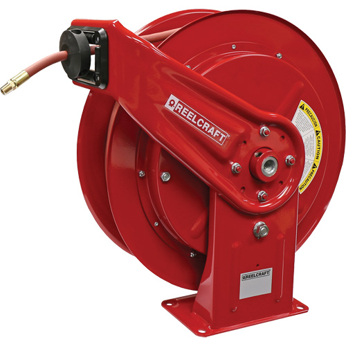 HD70000 Mobile Base Hose Reel, Air/Water, 3/8" x 75', Single Hose, 300 psi - Reelcraft HD76075 OLP