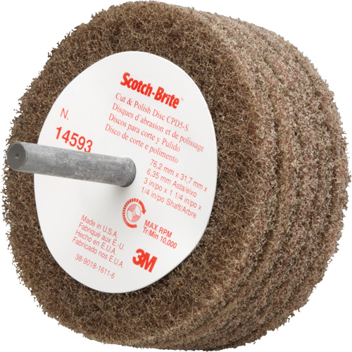 Scotch-Brite Cut & Polish Disc, 3" Dia. - 3M SB14593