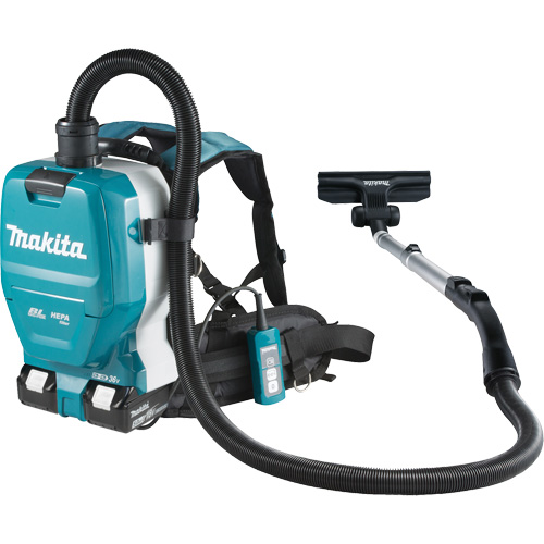 Aspirateur dorsal sans balai, 0,5 gal. US (1,9 litres) - Makita DVC261TX11