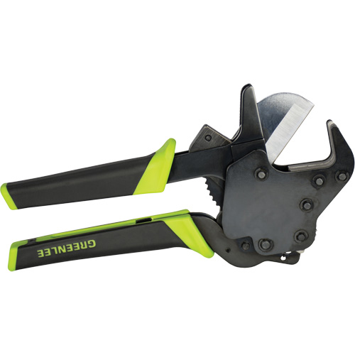 Quick-Release Ratcheting PVC Cutter, 1-5/8" Capacity - Greenlee 864QR