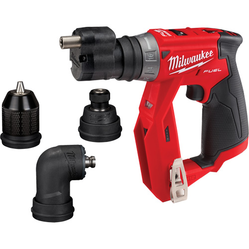 M12 Fuel Installation Drill-Driver (Tool Only), Lithium-Ion, 12 V, 1/4"/3/8" Chuck, 300 in-lbs Torque - Milwaukee 2505-20