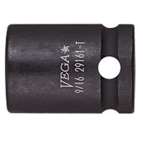 Douille &agrave; paroi mince, Chocs, 17 mm, Prise 3/8", 6 pans - Vega 21701-T