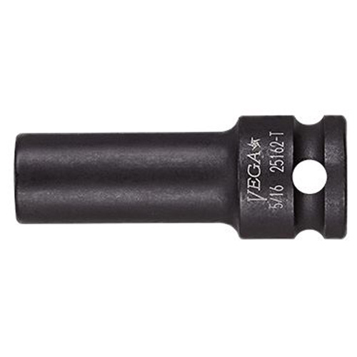 Douille &agrave; paroi mince, Chocs, 11 mm, Prise 1/2", 6 pans, Profond - Vega 31103-T