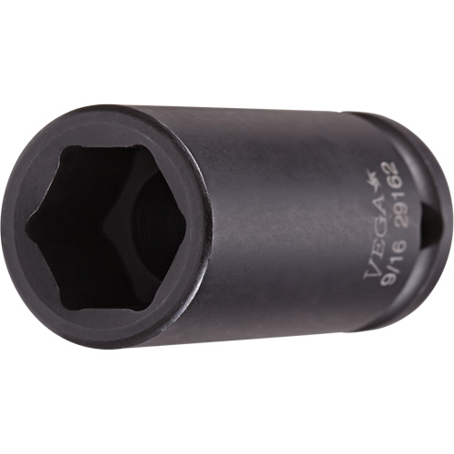 Socket, Impact, 11/16", 3/8" Drive, 6 Points, Deep - Vega 211162