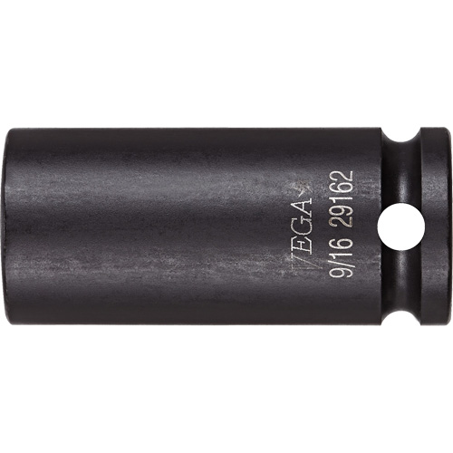 Socket, Impact, 15 mm, 3/8" Drive, 6 Points, Deep - Vega 21502