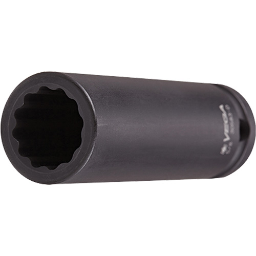 Socket, Impact, 3/4", 1/2" Drive, 12 Points, Deep - Vega 30343-D