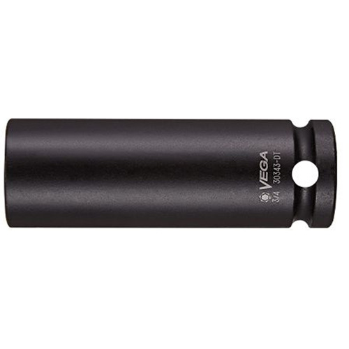Socket, Impact, 21 mm, 1/2" Drive, 12 Points, Deep - Vega 32103-D