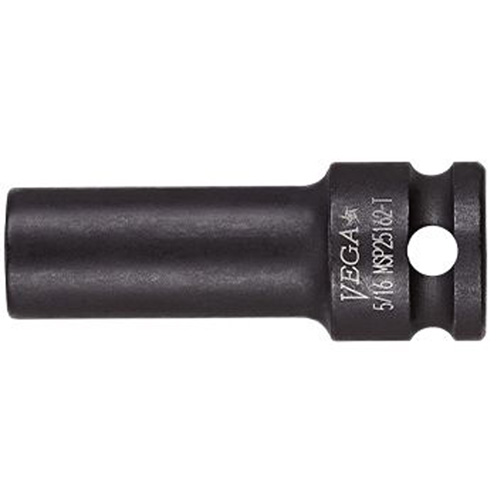 Thin Walled Socket, Impact, 3/8", 3/8" Drive, 6 Points, Deep - Vega MSP20382-T