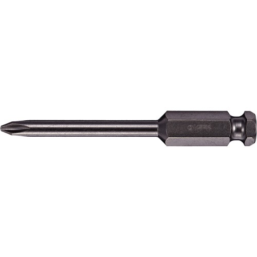 Power Bit, Phillips, #2 Tip, 7/16" Drive Size, 3-1/2" Length - Vega 390P2A