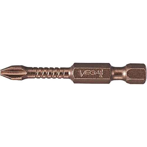 Embout pour outils &eacute;lectriques Impactech, Phillips, Embout #1, Prise 1/4", Longueur 2" - Vega P150P1A