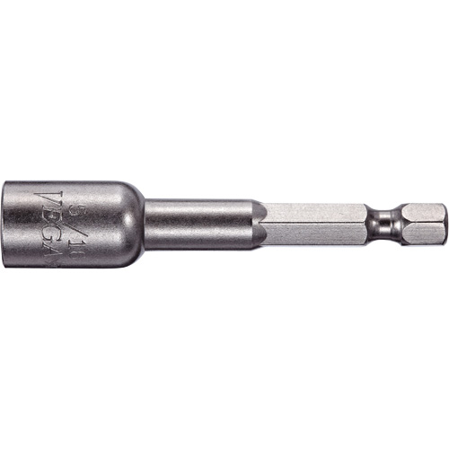 Nutsetter, 1/4" Tip, 1/4" Drive, 2-9/16" L, Magnetic - Vega 165MN416