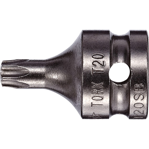 Embout &agrave; ins&eacute;rer, Torx inviolable, 27 x 3/4" lo, Prise 1/4" - Vega 120TT27SB