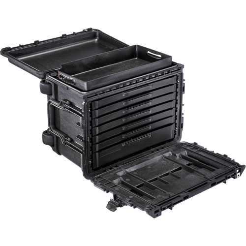 Armoire &agrave; outils mobile Gen 2, 24" la, 6 tiroirs, Noir - Pelican 0450SD4