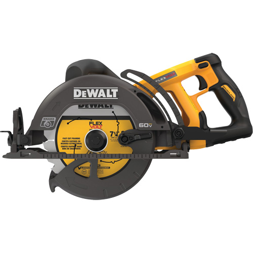 FlexVolt&reg; Worm Drive Style Saw (Tool Only), 7-1/4", 60 V - DEWALT DCS577B