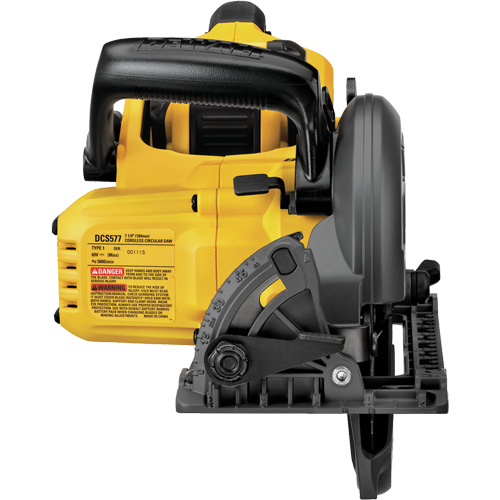 FlexVolt&reg; Worm Drive Style Saw Kit, 7-1/4", 60 V - DEWALT DCS577X1