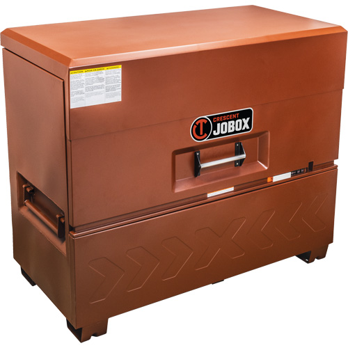 Site-Vault Piano Box, 74" W x 31" D x 51" H, Orange - Jobox By Crescent 2-689990-01