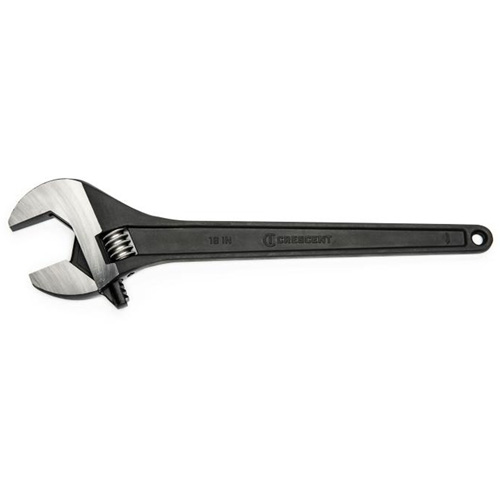Cl&eacute; &agrave; molette, 18" lo, la max. 2", Noir - Crescent AT218BK