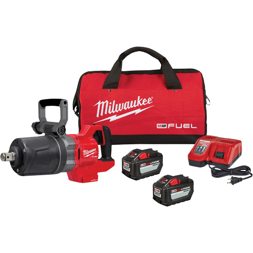 Ensemble de cl&eacute; &agrave; chocs &agrave; poign&eacute;e en D et couple &eacute;lev&eacute; M18 Fuel One-Key, 18 V, Mandrin 1" - Milwaukee 2868-22HD