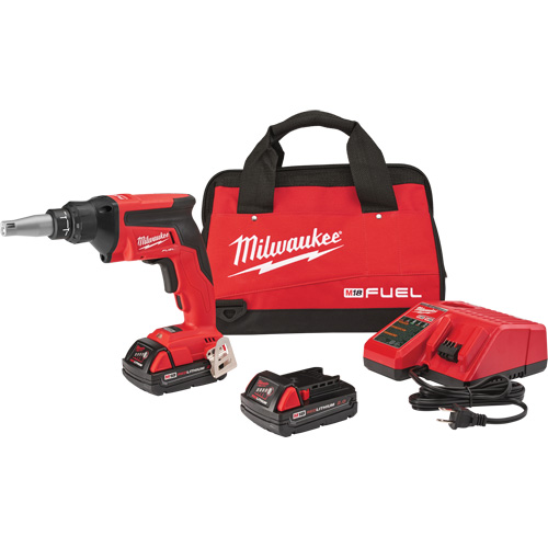 Ensemble de visseuse compacte pour cloisons s&egrave;ches M18 Fuel - Milwaukee 2866-22CTP