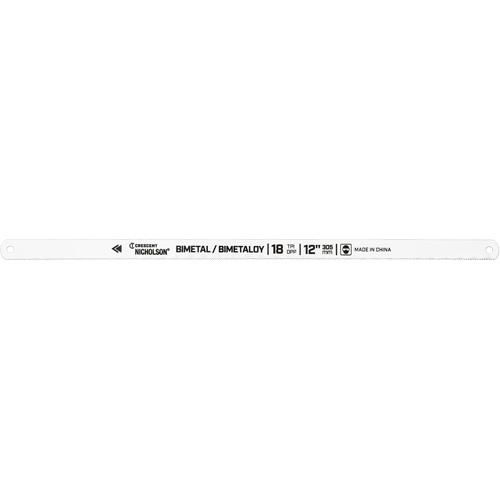 Lames pour scie &agrave; m&eacute;taux Bi-Metaloy, Bim&eacute;tal, 12" lo, 24 dents par pouce - Nicholson By Crescent 62749N-02