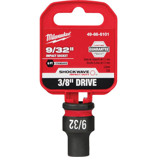 Douille Shockwave Impact Duty, Puissance, 9/32", Prise 3/8", 6 pans - Milwaukee 49-66-6101
