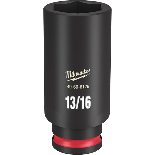Douille Shockwave Impact Duty, Puissance, 13/16", Prise 3/8", 6 pans, Profond - Milwaukee 49-66-6126