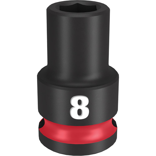 Shockwave Impact Duty Socket, Power, 8 mm, 3/8" Drive, 6 Points - Milwaukee 49-66-6132