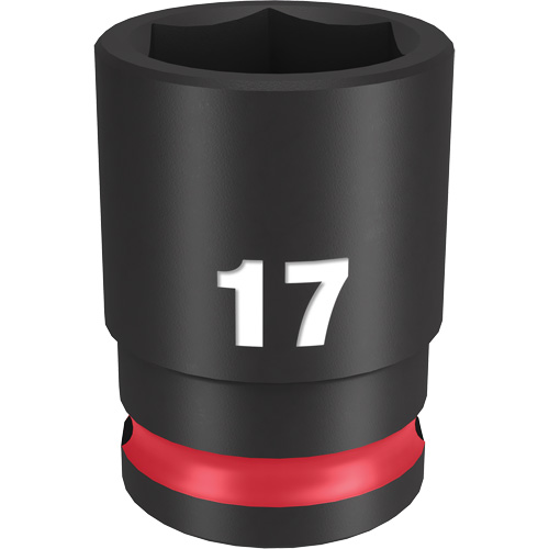 Shockwave Impact Duty Socket, Power, 17 mm, 3/8" Drive, 6 Points - Milwaukee 49-66-6141