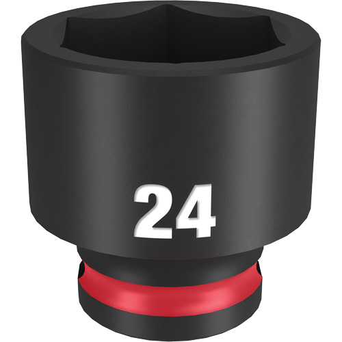 Shockwave Impact Duty Socket, Power, 24 mm, 3/8" Drive, 6 Points - Milwaukee 49-66-6147