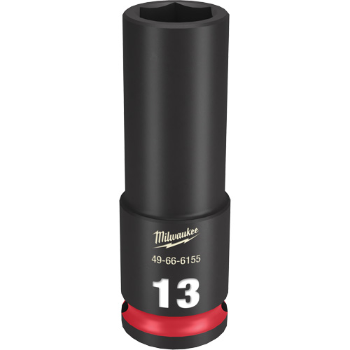Shockwave Impact Duty Socket, Power, 13 mm, 3/8" Drive, 6 Points, Deep - Milwaukee 49-66-6155