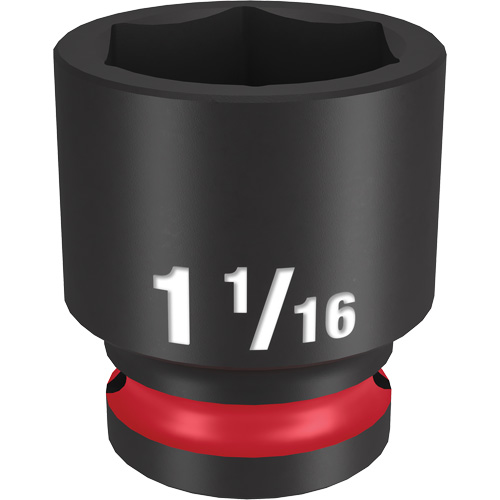 Shockwave Impact Duty Socket, Power, 1-1/16", 1/2" Drive, 6 Points - Milwaukee 49-66-6211