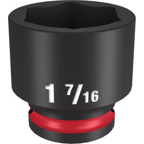 Shockwave Impact Duty Socket, Power, 1-7/16", 1/2" Drive, 6 Points - Milwaukee 49-66-6217