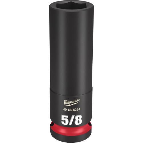 Shockwave Impact Duty Socket, Power, 5/8", 1/2" Drive, 6 Points, Deep - Milwaukee 49-66-6224