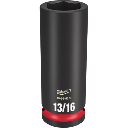 Shockwave Impact Duty Socket, Power, 13/16", 1/2" Drive, 6 Points, Deep - Milwaukee 49-66-6227
