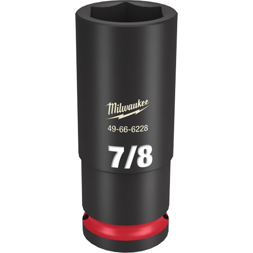 Shockwave Impact Duty Socket, Power, 7/8", 1/2" Drive, 6 Points, Deep - Milwaukee 49-66-6228