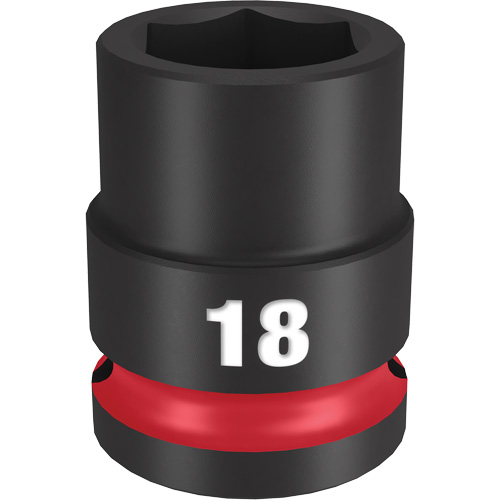 Shockwave Impact Duty Socket, Power, 18 mm, 1/2" Drive, 6 Points - Milwaukee 49-66-6250