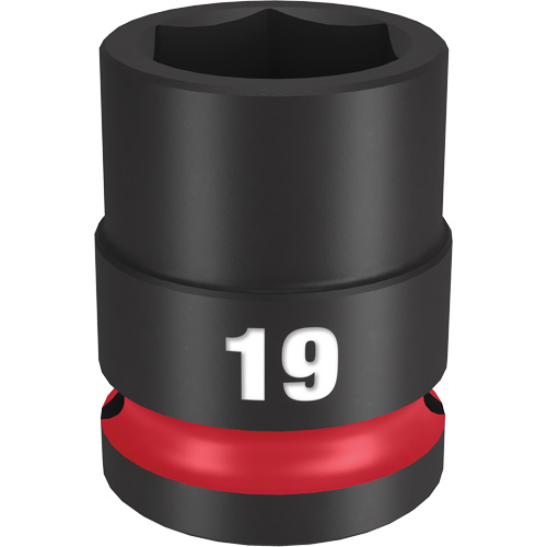 Shockwave Impact Duty Socket, Power, 19 mm, 1/2" Drive, 6 Points - Milwaukee 49-66-6251