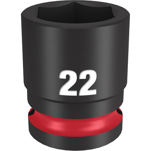 Shockwave Impact Duty Socket, Power, 22 mm, 1/2" Drive, 6 Points - Milwaukee 49-66-6254