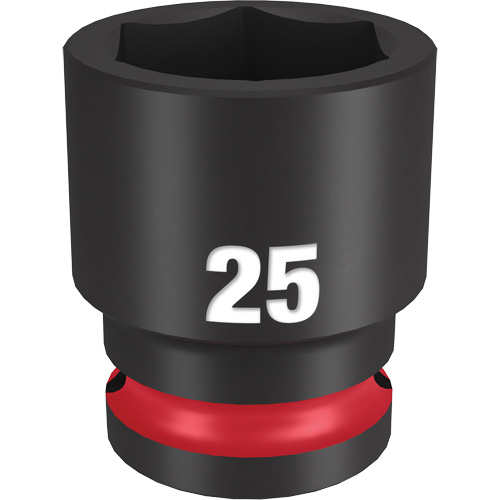 Shockwave Impact Duty Socket, Power, 25 mm, 1/2" Drive, 6 Points - Milwaukee 49-66-6257