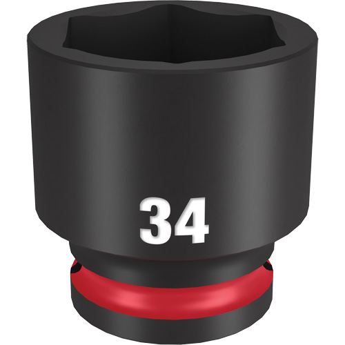 Shockwave Impact Duty Socket, Power, 34 mm, 1/2" Drive, 6 Points - Milwaukee 49-66-6266