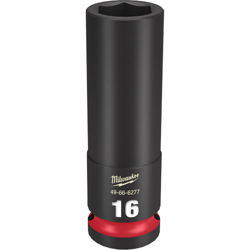 Shockwave Impact Duty Socket, Power, 16 mm, 1/2" Drive, 6 Points, Deep - Milwaukee 49-66-6277