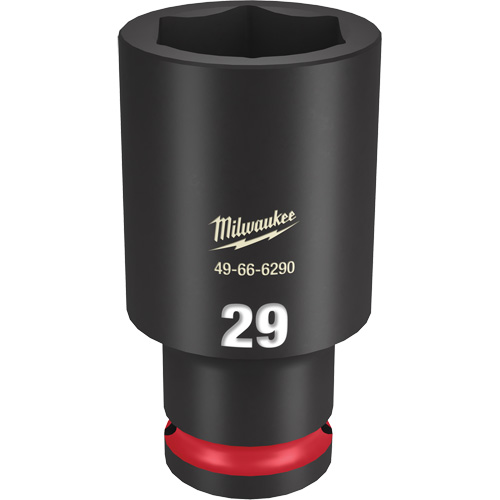 Douille Shockwave Impact Duty, Puissance, 29 mm, Prise 1/2", 6 pans, Profond - Milwaukee 49-66-6290