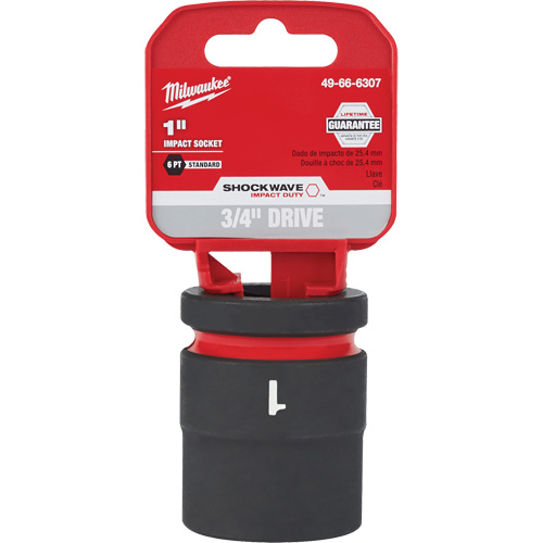 Douille Shockwave Impact Duty, Puissance, 1", Prise 3/4", 6 pans - Milwaukee 49-66-6307