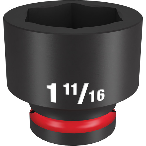 Shockwave Impact Duty Socket, Power, 1-11/16", 3/4" Drive, 6 Points - Milwaukee 49-66-6318