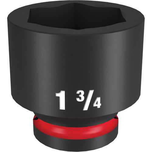 Shockwave Impact Duty Socket, Power, 1-3/4", 3/4" Drive, 6 Points - Milwaukee 49-66-6319