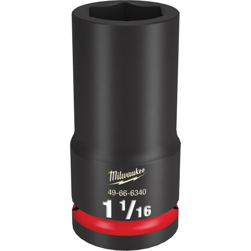 Douille Shockwave Impact Duty, Puissance, 1-1/16", Prise 3/4", 6 pans, Profond - Milwaukee 49-66-6340