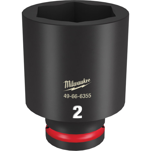 Shockwave Impact Duty Socket, Power, 2", 3/4" Drive, 6 Points, Deep - Milwaukee 49-66-6355